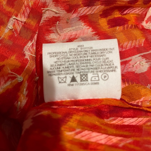 Tory Burch Silk Blend Printed LS Blouse - Picture 7 of 7